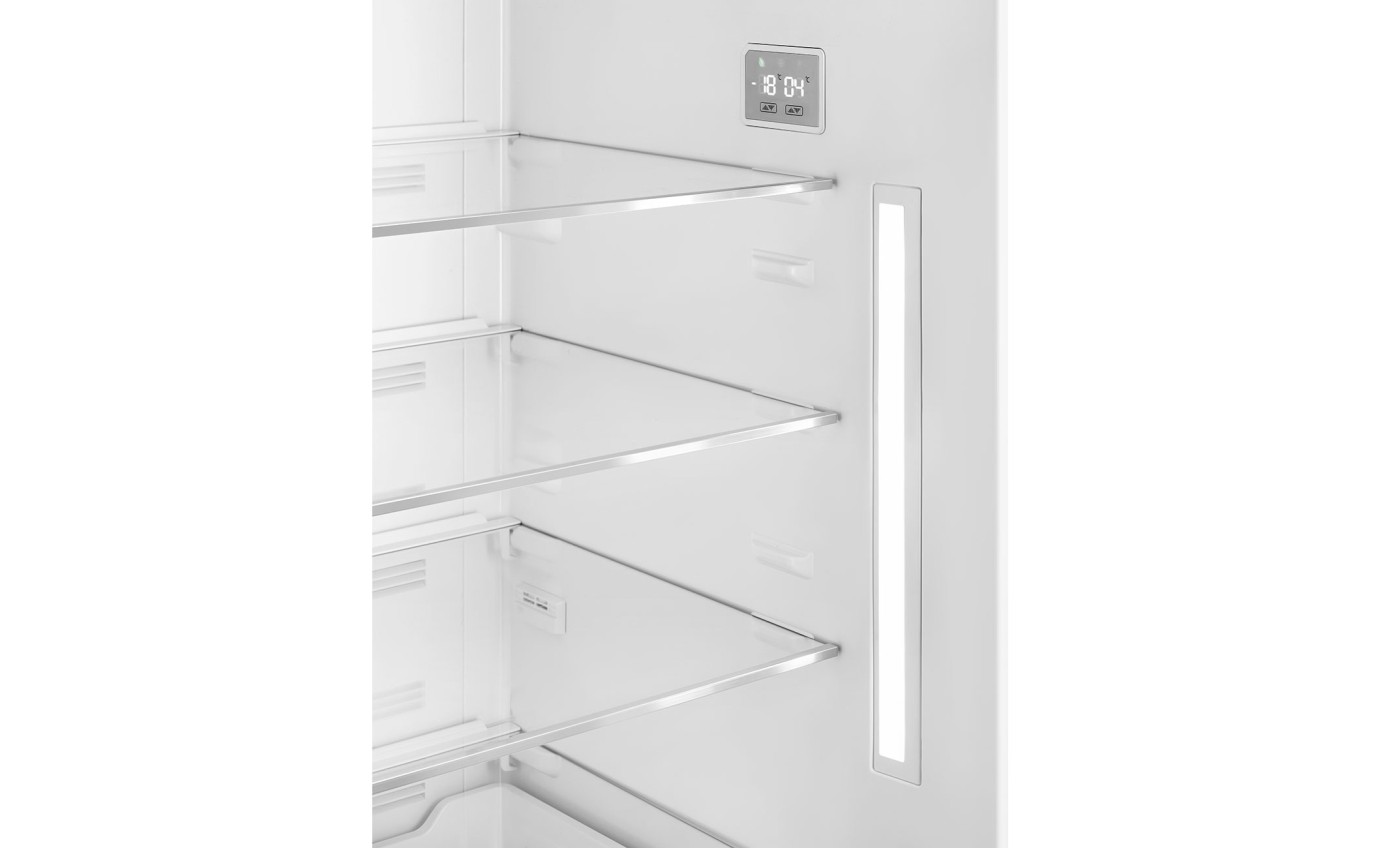 Smeg 481L 50s Style Retro Bottom Mount Fridge (Black) FAB38RBL5AU