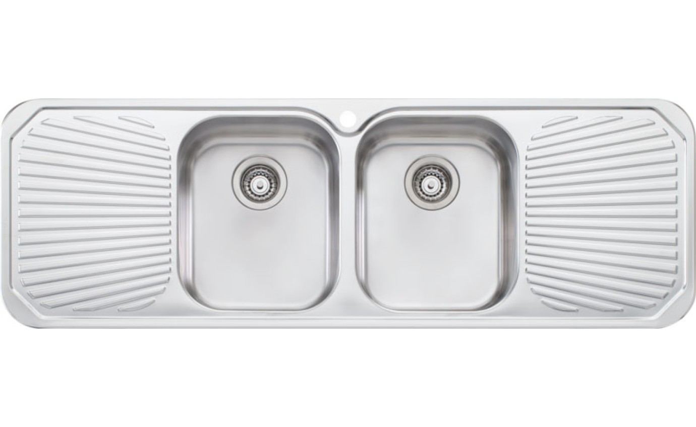 Oliveri Petite Double Bowl Sink PE3531TH