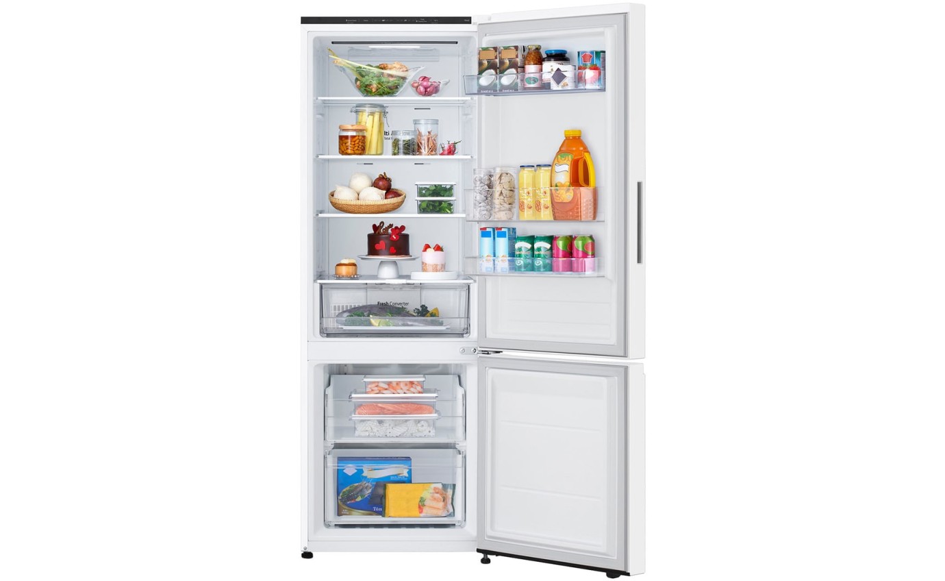 LG 335L Bottom Mount Fridge (Matte White) GBB300MWH