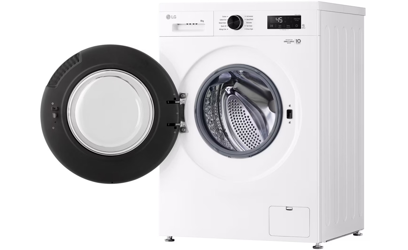 LG 8kg Series 1 Front Load Washing Machine with Steam WV11208W