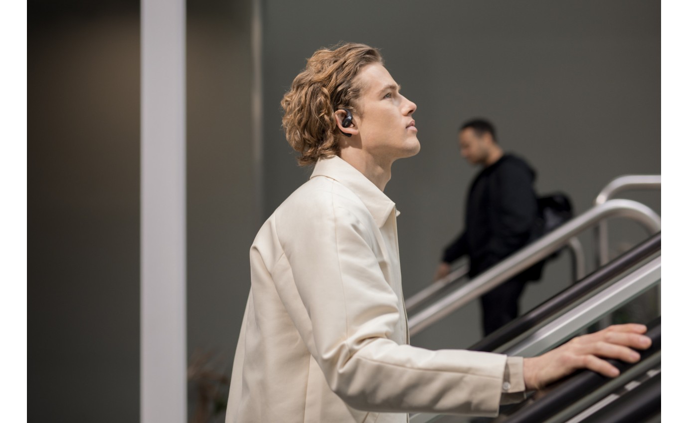 Shokz OpenFit Open-Ear True Wireless Earbuds (Black) SHOKZT910STBK