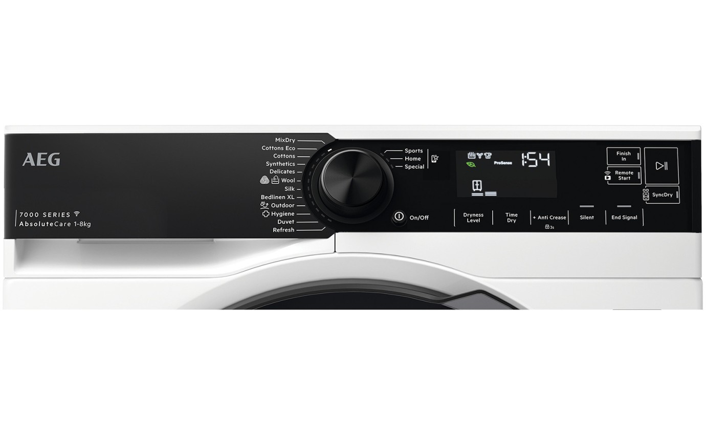 AEG 8kg Heat Pump Dryer T738A4OBC