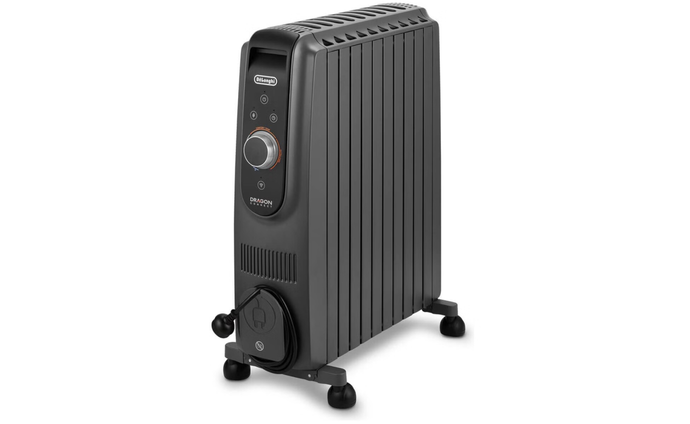 DeLonghi Dragon 5 Pro Connect 2400W Oil Column Heater TRD51024WIFIG