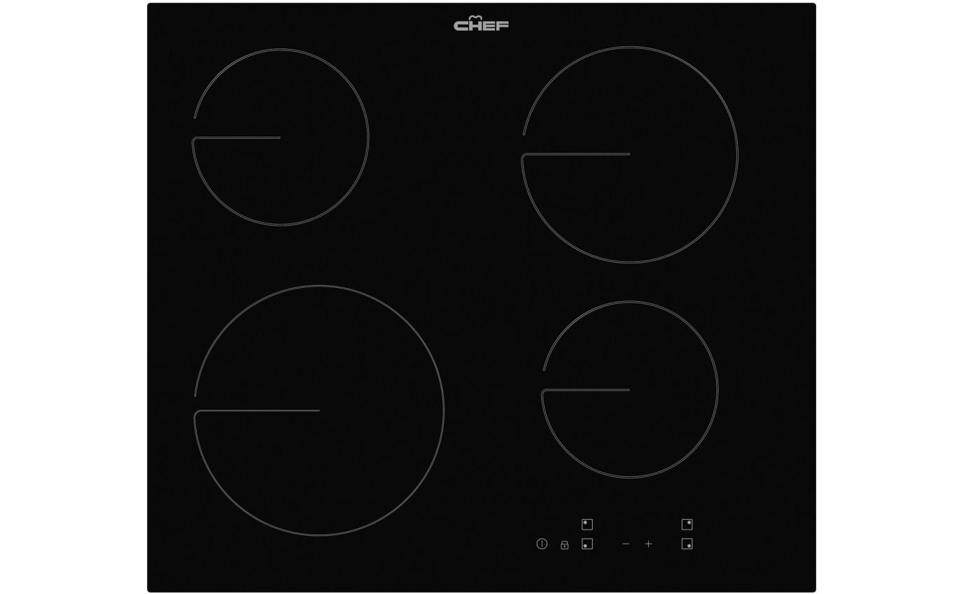 Chef 60cm 4 Zone Ceramic Cooktop CHC644BC