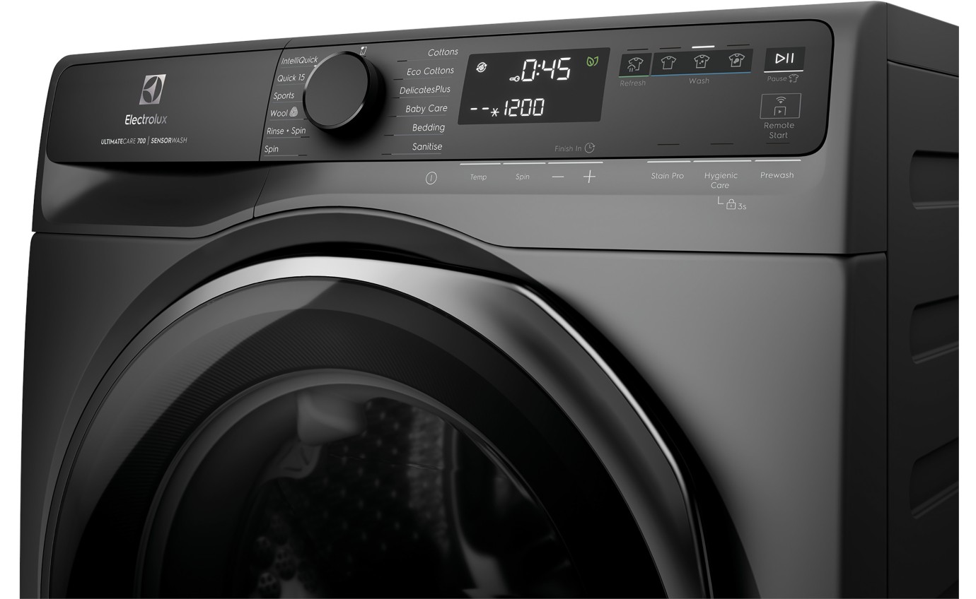 Electrolux 10kg UltimateCare 700 Front Load Washing Machine (Dark Onyx) EWF1043R7SC