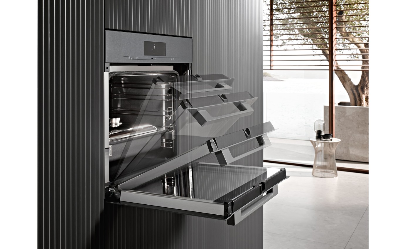 Miele 60cm Built-in Pyrolytic Oven (Obsidian Black) H2861BPOB