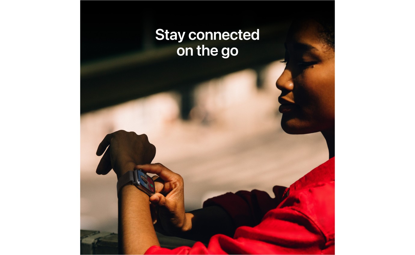 Apple Watch Series 11 GPS + Cellular 42mm Space Grey Aluminium Case with Black Sport Band (M/L) MF8C4XA