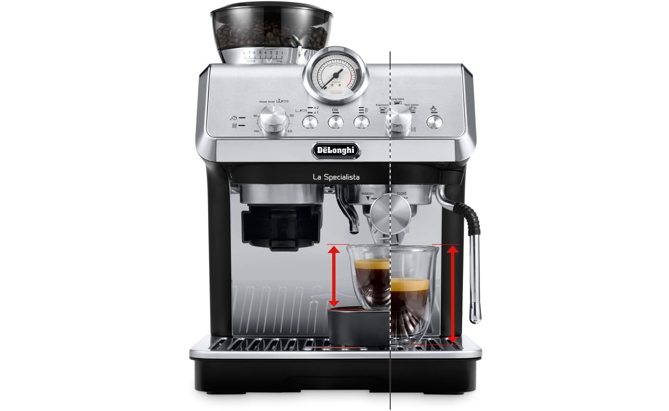 DeLonghi La Specialista Arte Manual Pump Coffee Machine EC9155MB
