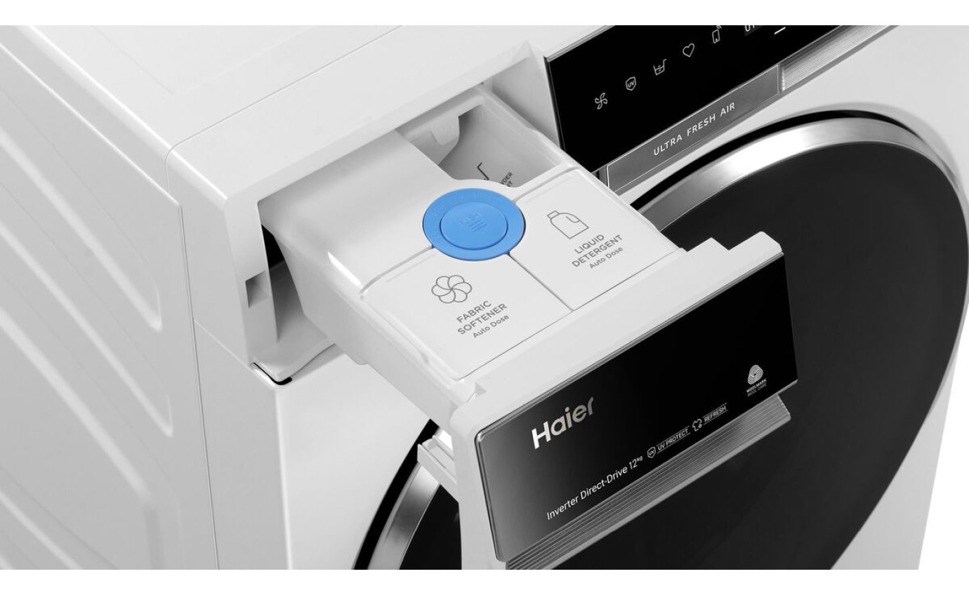 Haier 12kg 600 Series Front Loader Washing Machine (White) HWF12PXW2