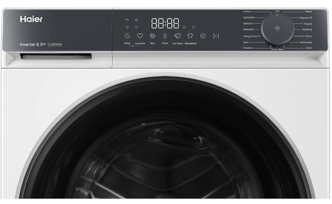 Haier 8.5kg 300 Series Front Load Washing Machine (White) HWF85KW1