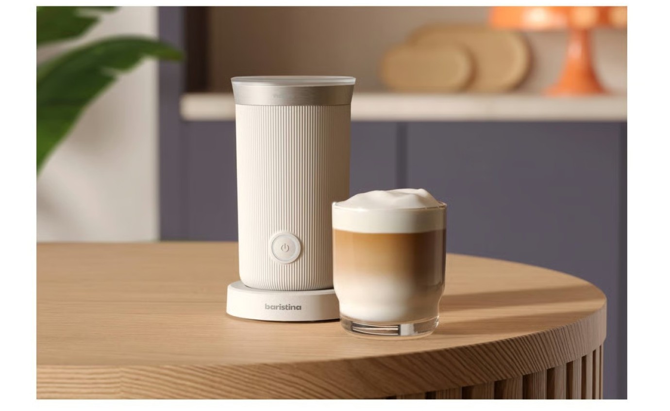 Philips Baristina Milk Frother (Cloud White) BAR31100