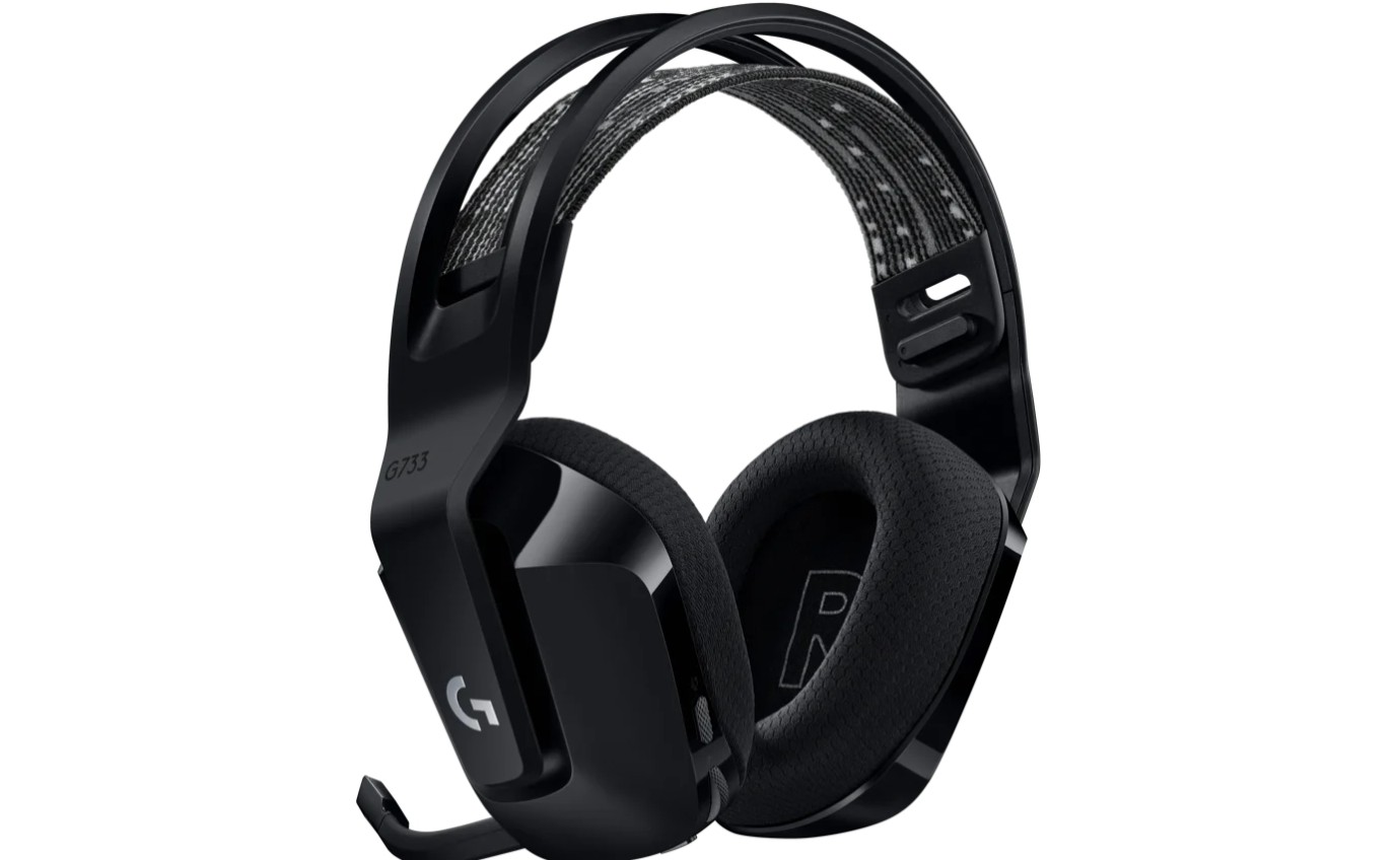 Logitech G G733 Lightspeed Wireless RGB Gaming Headset (Black) 981000867