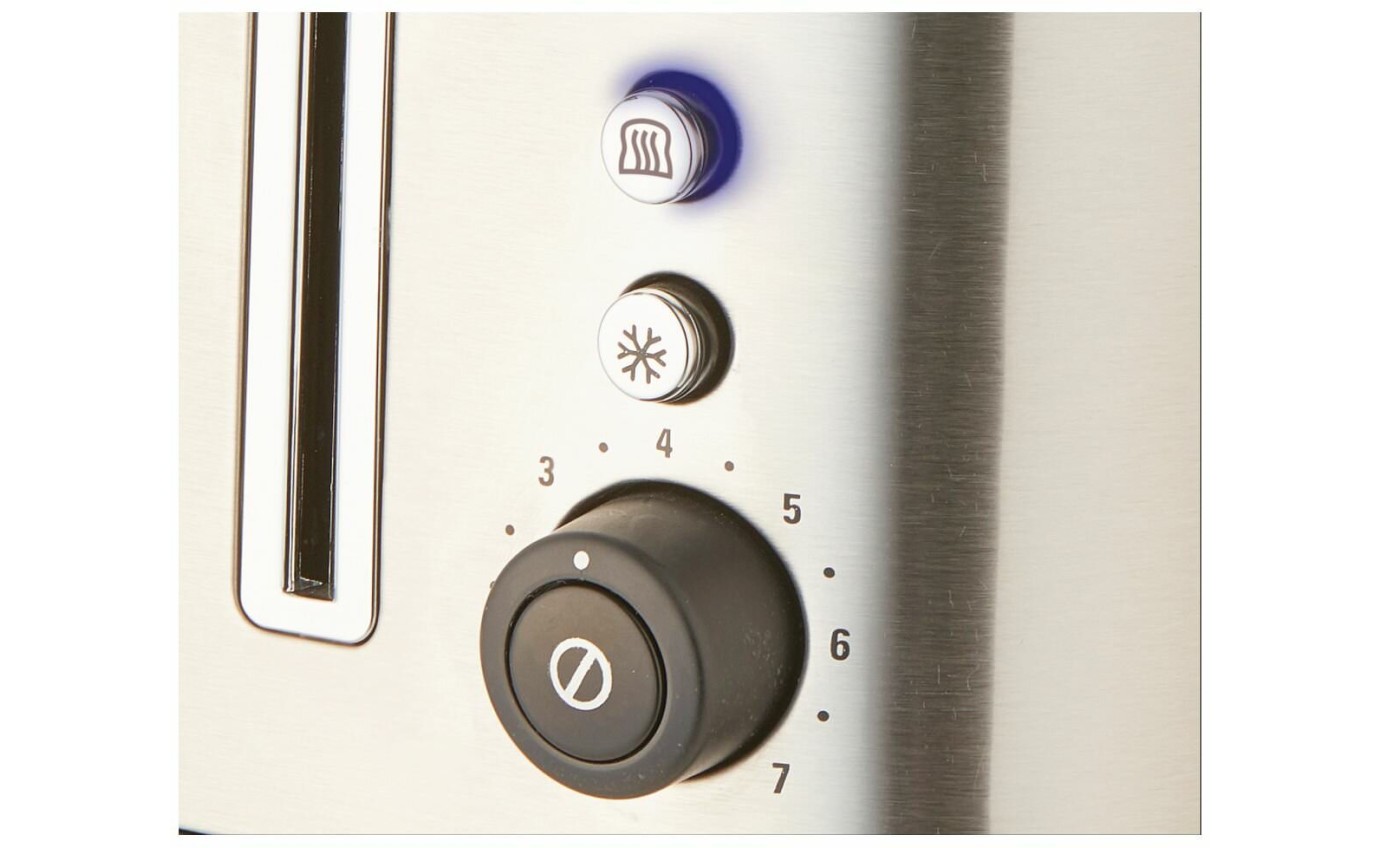 Russell Hobbs Carlton 2 Slice Toaster (Brushed Stainless Steel) RHT82BRU