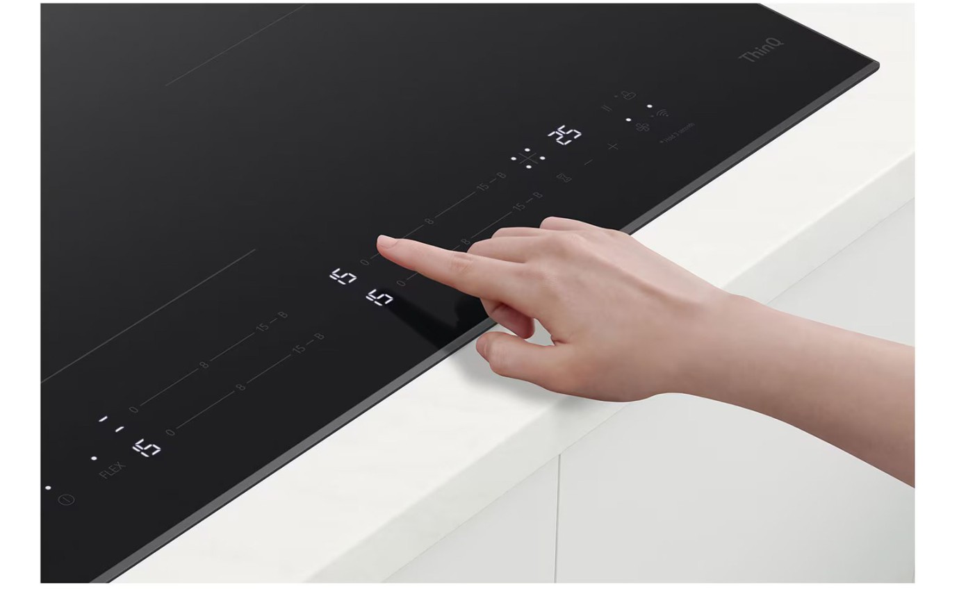 LG 60cm 4 Zone Induction Cooktop BCI607T4BG