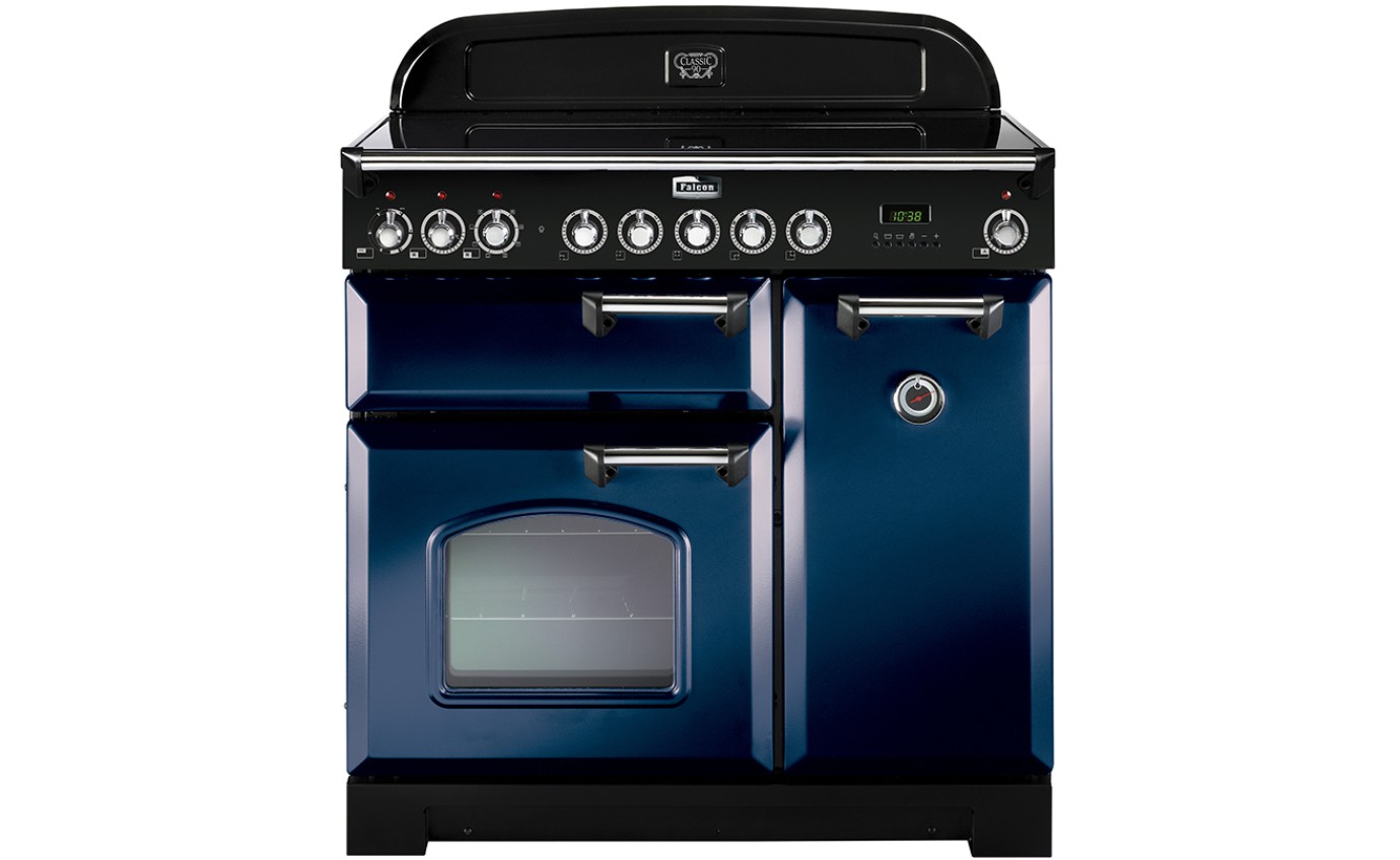 Falcon 90cm Classic Deluxe Induction Cooker (Royal Blue/Chrome) CDL90EIRBCH