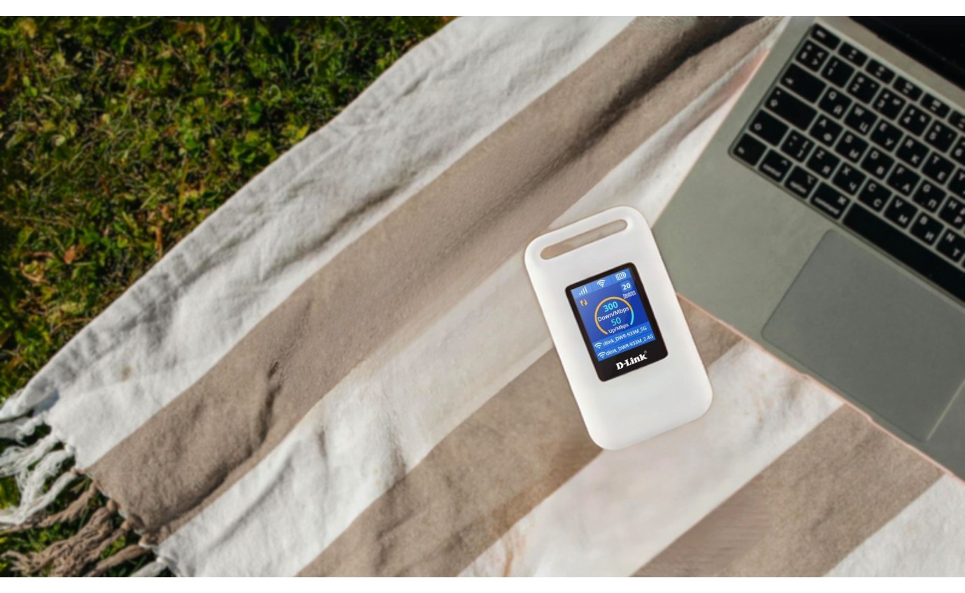 D-Link 4G+ Cat6 Wi-Fi 6 Mobile Hotspot DLDWR933M