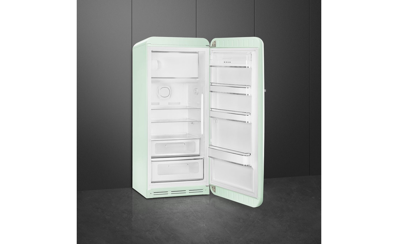 Smeg 270L 50s Style Retro Single Door Fridge (Pastel Green) FAB28RPG5AU