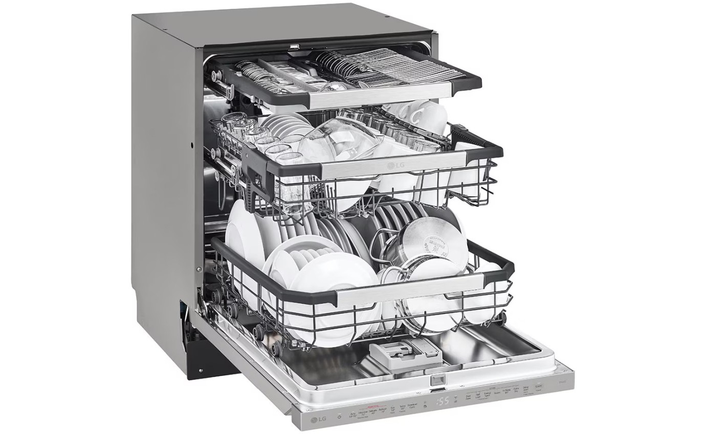 LG 60cm Built-Under Dishwasher (Platinum Steel) XD3A25UPS