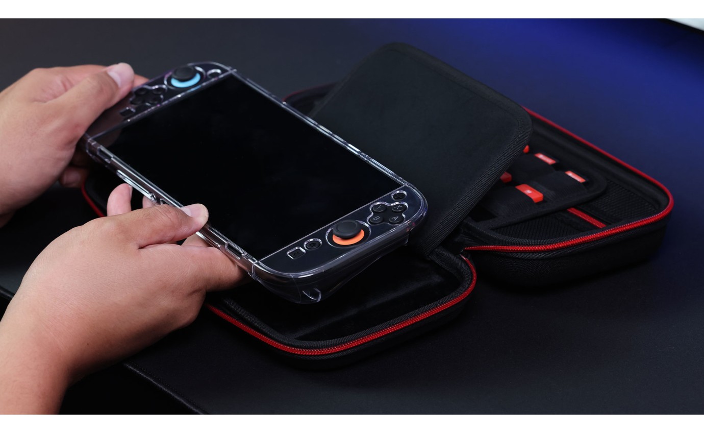 Powerwave Premium Carry Case for Nintendo Switch 2 (Black Crimson) 169381