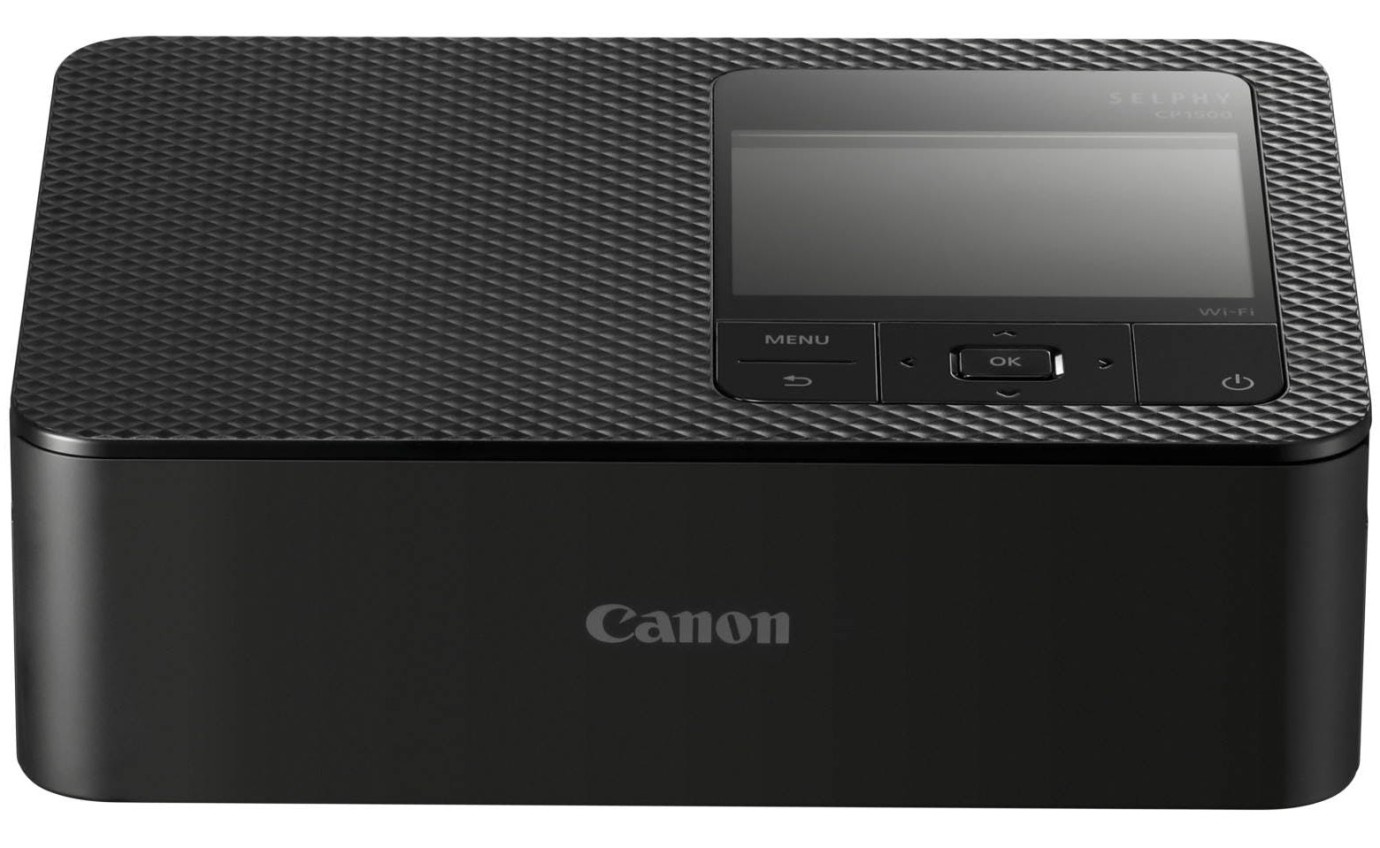 Canon Selphy Compact Photo Printer (Black) CP1500BK