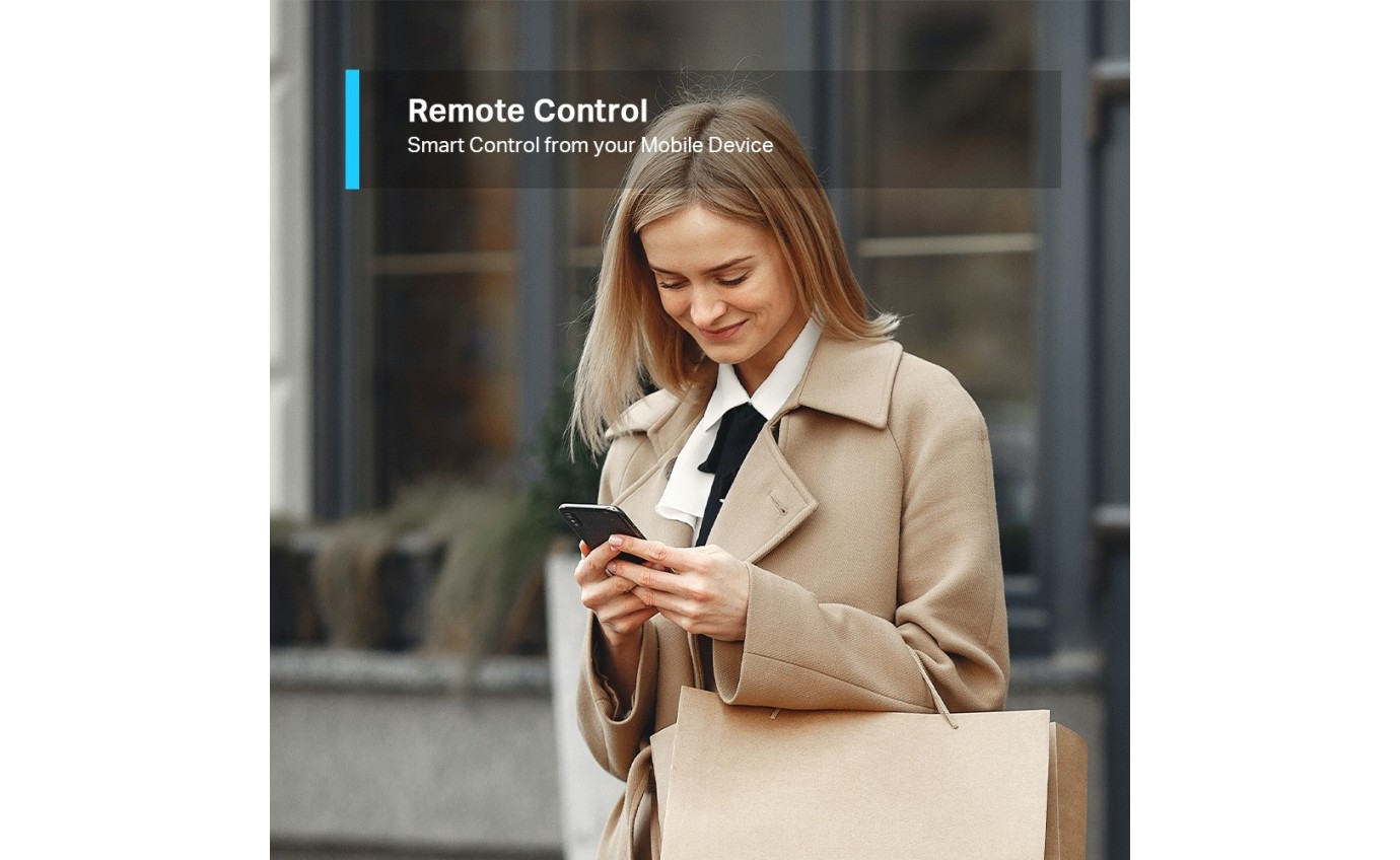 Tapo Mini Energy Monitoring Wi-Fi Smart Plug (2 Pack) TAPOP1102PACK