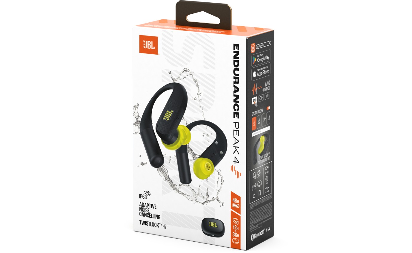 JBL Endurance Peak 4 (Black/Lime) JBLENDUPEAK4BLKL