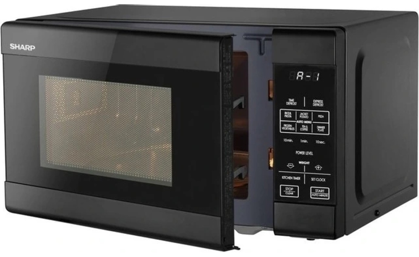 Sharp 20L 750W Compact Microwave (Black) R211DB