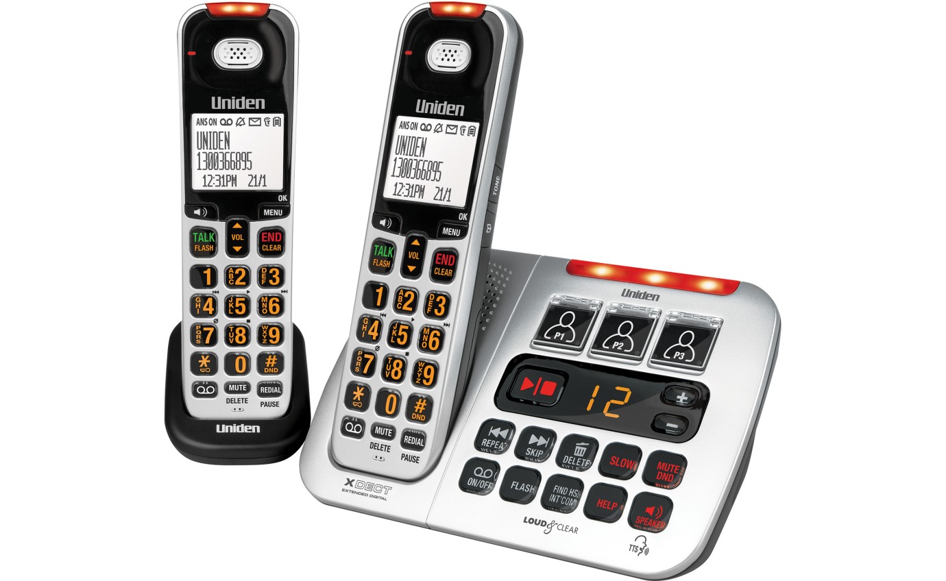 Uniden Sight & Sound Enhanced Cordless Phone SSE451