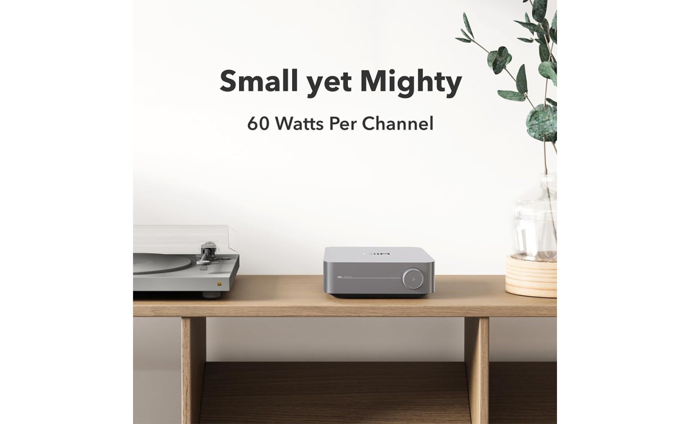 WiiM Amp Multiroom Stereo Streaming Amplifier (Space Grey) WIIMAMPSG