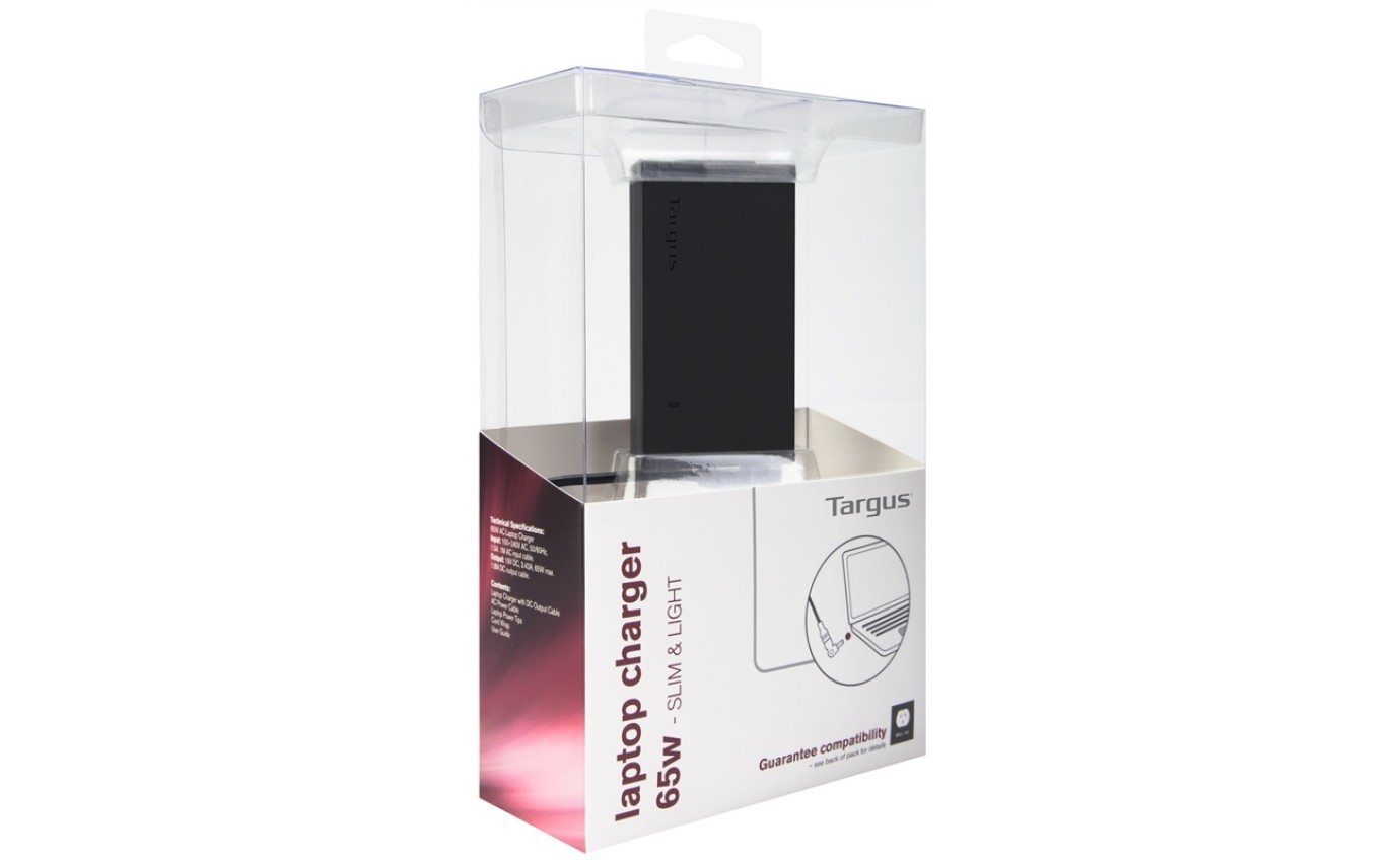 Targus 65W Slim & Light Laptop Charger 2687809