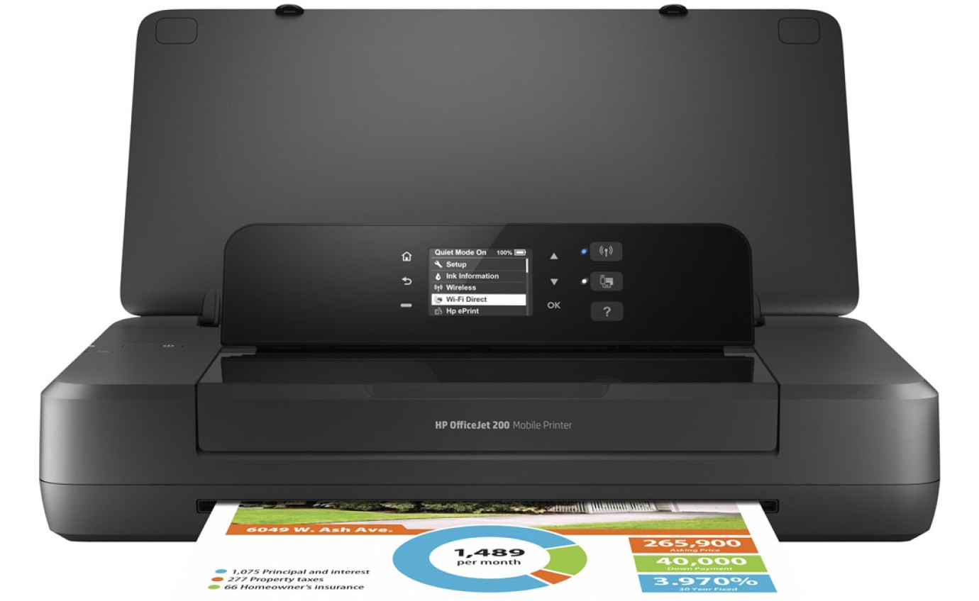 HP OfficeJet 200 Mobile All-in-One Printer CZ993A