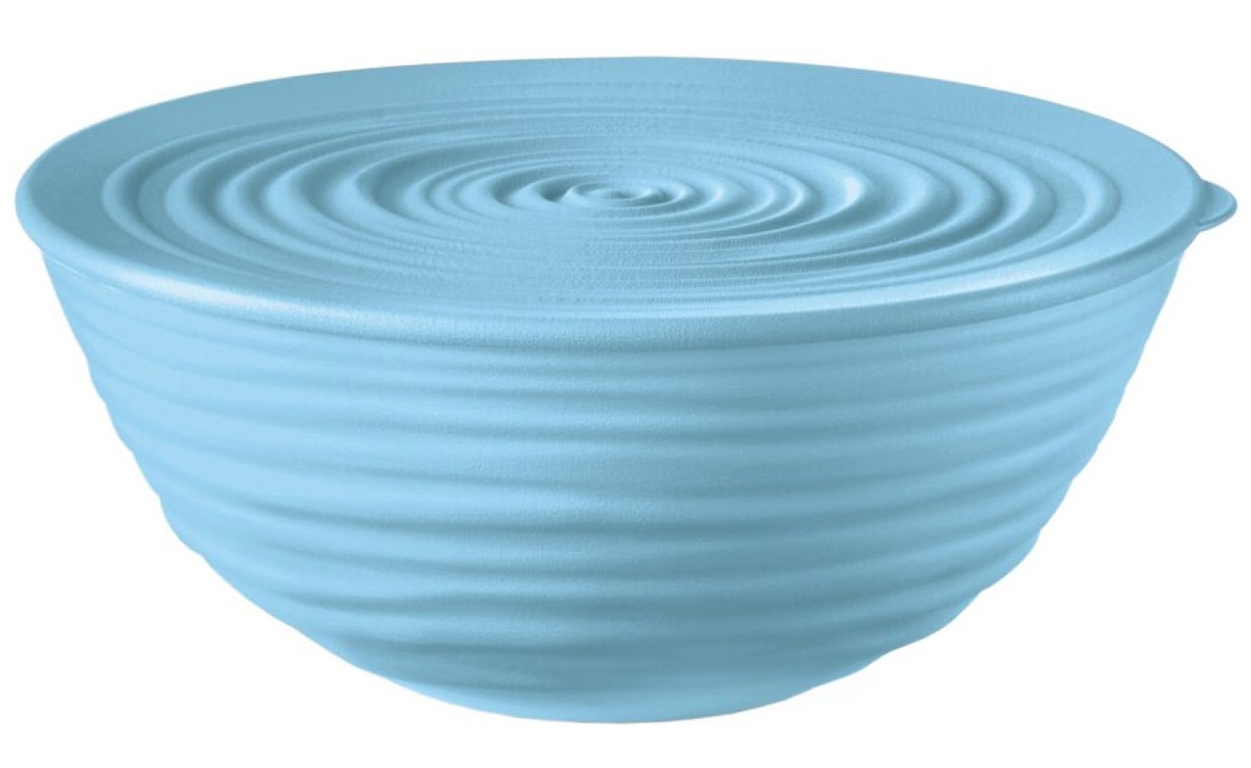 Guzzini Powder Blue Medium Bowl with Lid 175003157