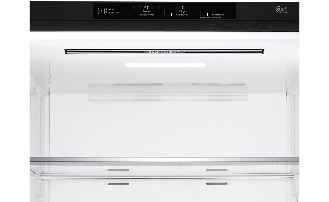 LG 420L Bottom Mount Fridge (Matte Black) GBW455MBL