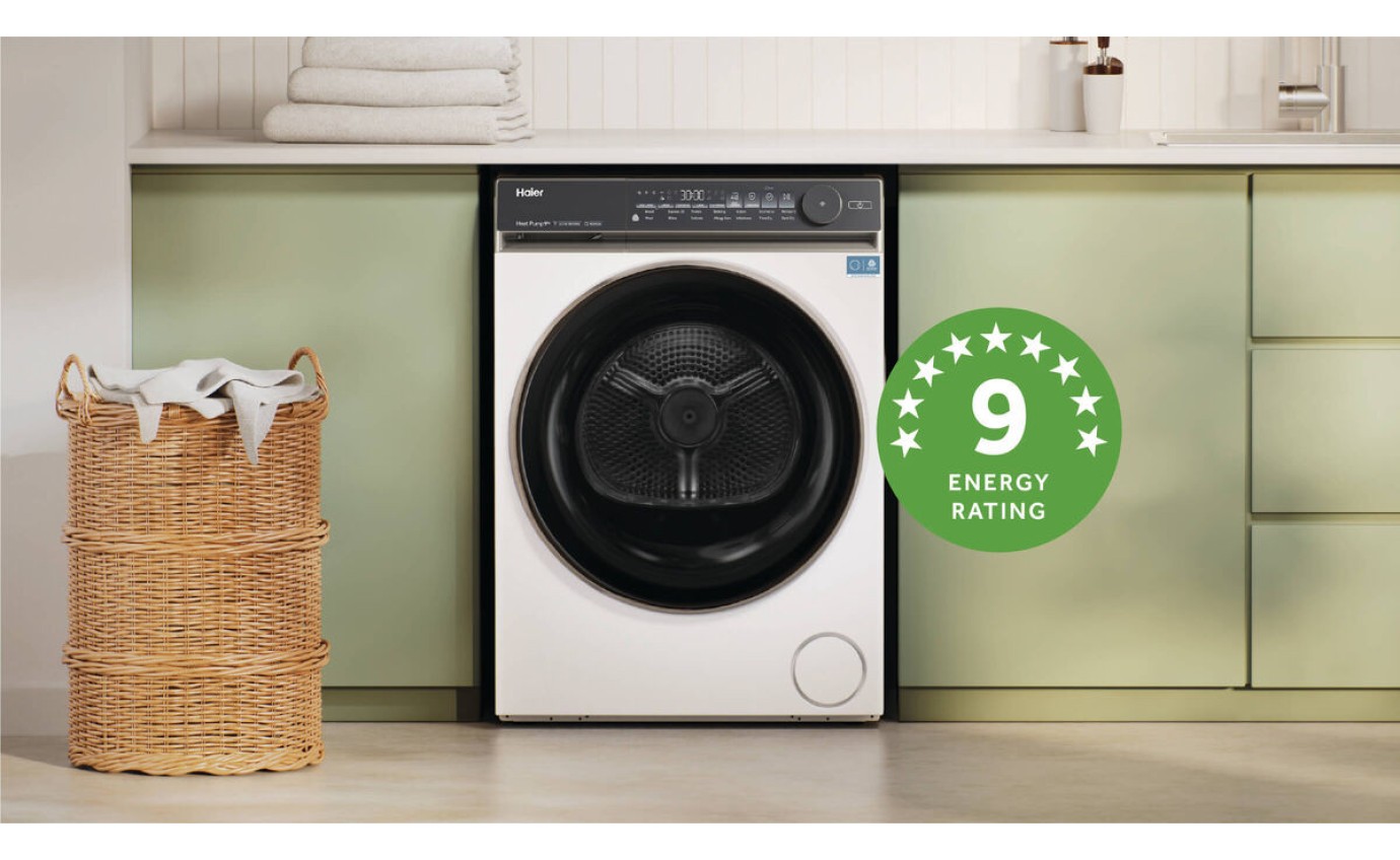 Haier 9kg Heat Pump Dryer (White) HDHP90NW1
