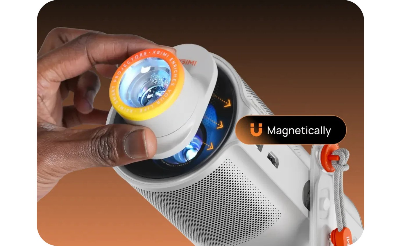 XGIMI MoGo 4 1080P FHD Google TV Portable Projector with 360&deg; Adjustable Stand WK08K