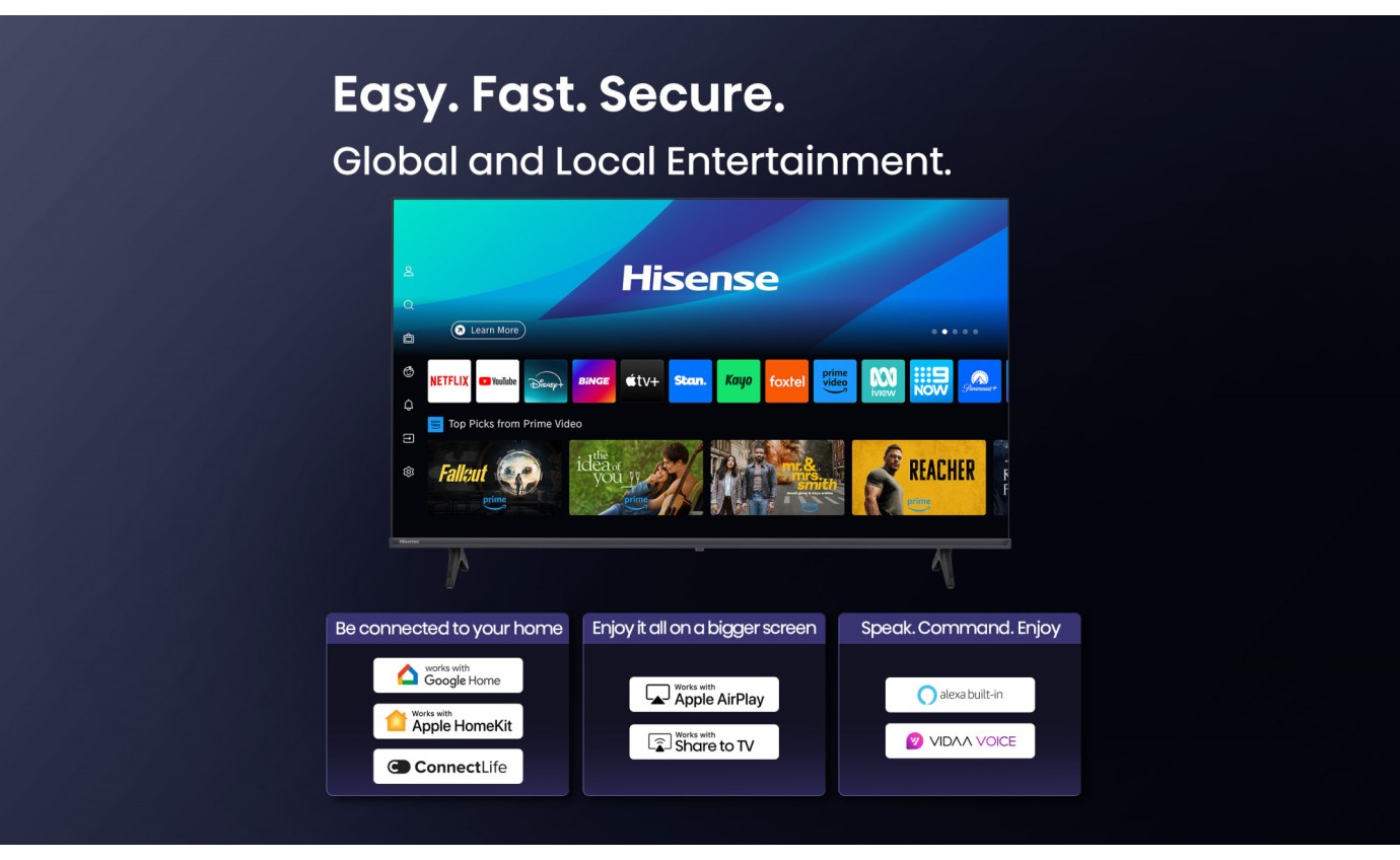 Hisense 32 inch A4QAU HD Smart TV 32A4QAU