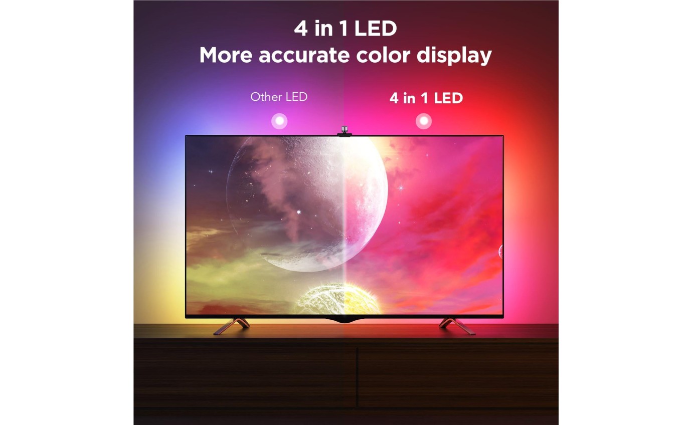 Govee Smart TV Backlight Kit 3S (75 inch-85 inch) H6098ED2