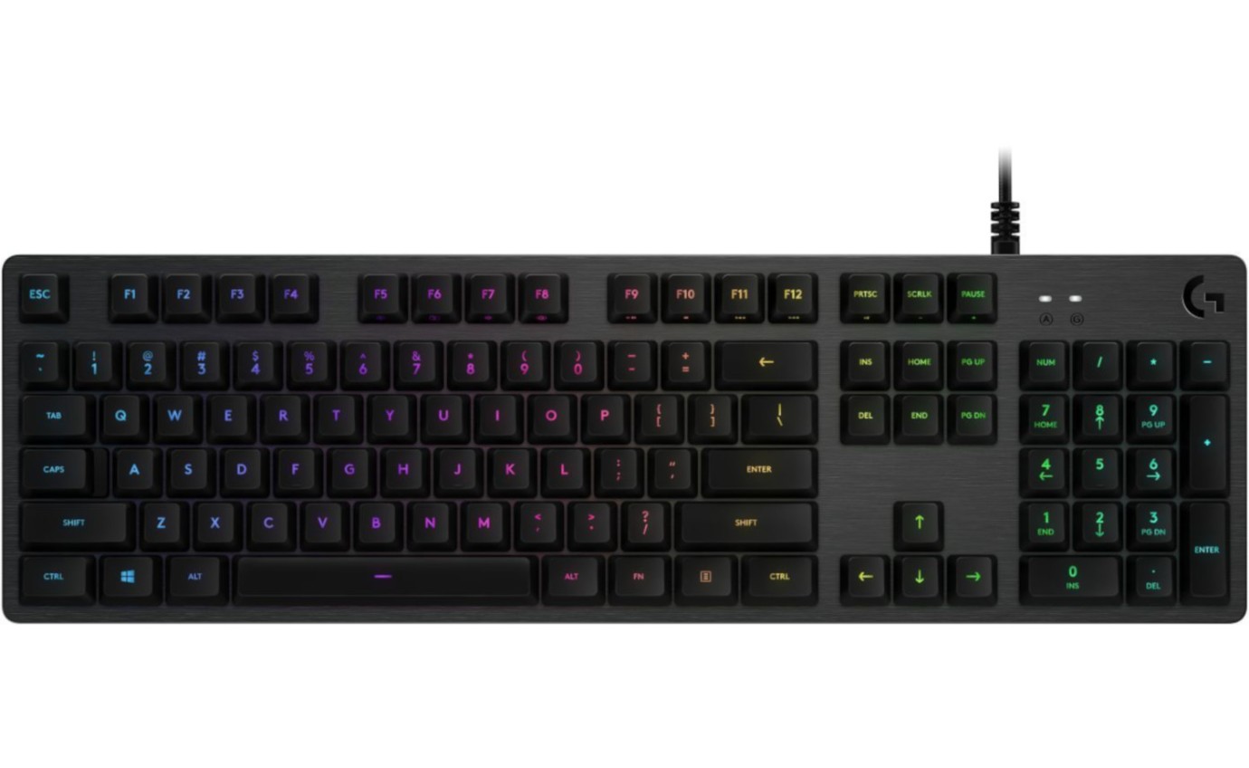 Logitech G512 Carbon RGB Mechanical Gaming Keyboard GX Blue (Clicky) 920008949