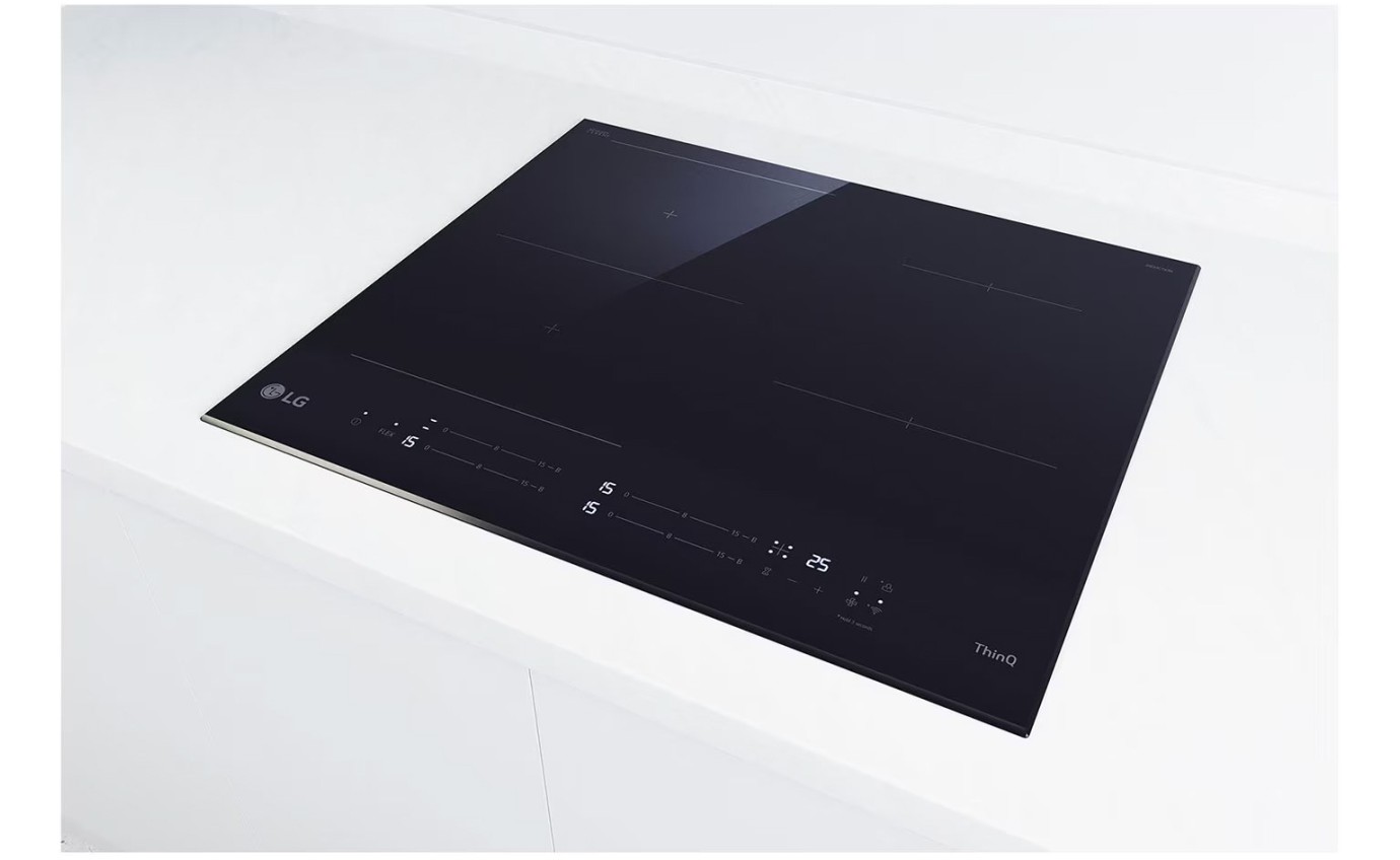 LG 60cm 4 Zone Induction Cooktop BCI607T4BG