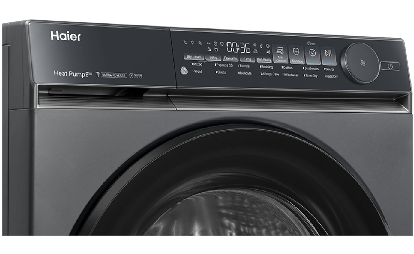 Haier 8kg 500 Series Heat Pump Dryer (Dark) HDHPS80NB1