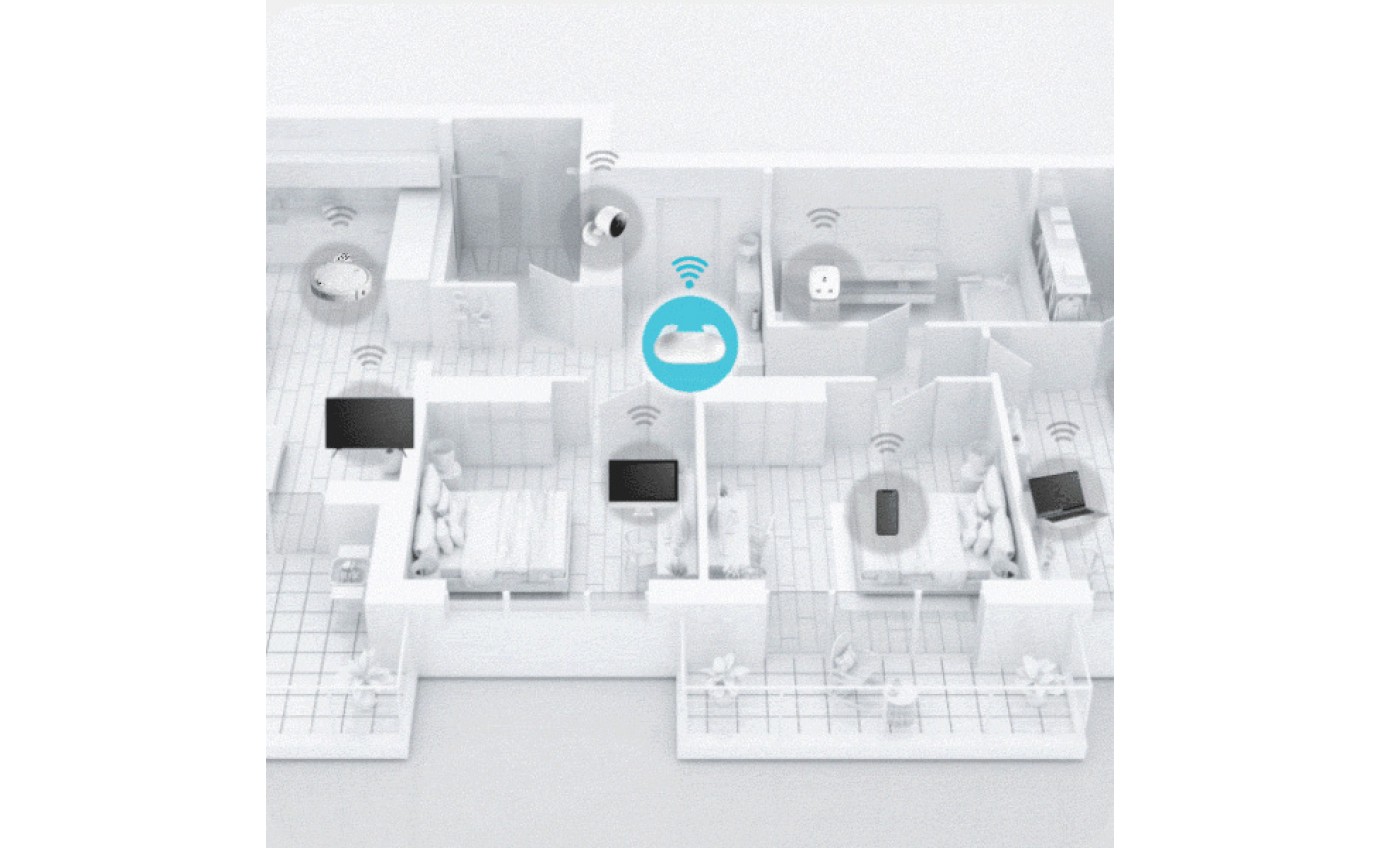 D-Link Aquila Pro AI AX6000 Wi-Fi 6 Smart Mesh Router (3 Pack) M603PK