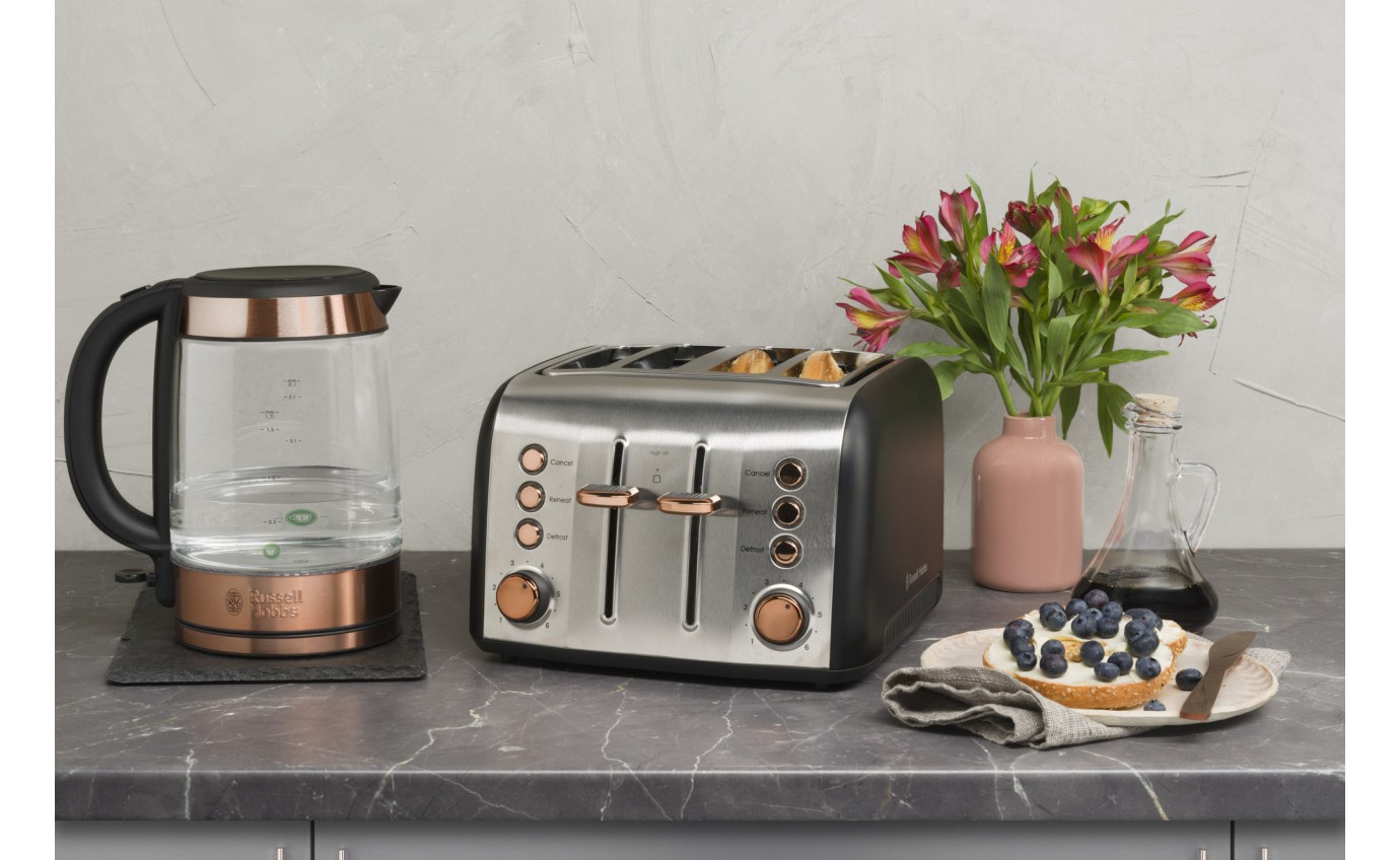 Russell Hobbs Brooklyn Glass Kettle (Copper) RHK172