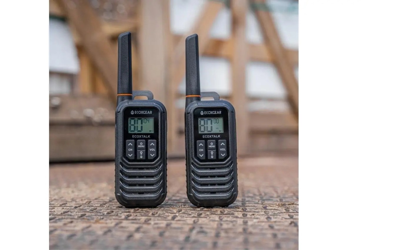 ECOXGEAR ECOXTALK EXG100 1W 7km IP54 Handheld UHF Radio (Twin Pack) EXG1002PK