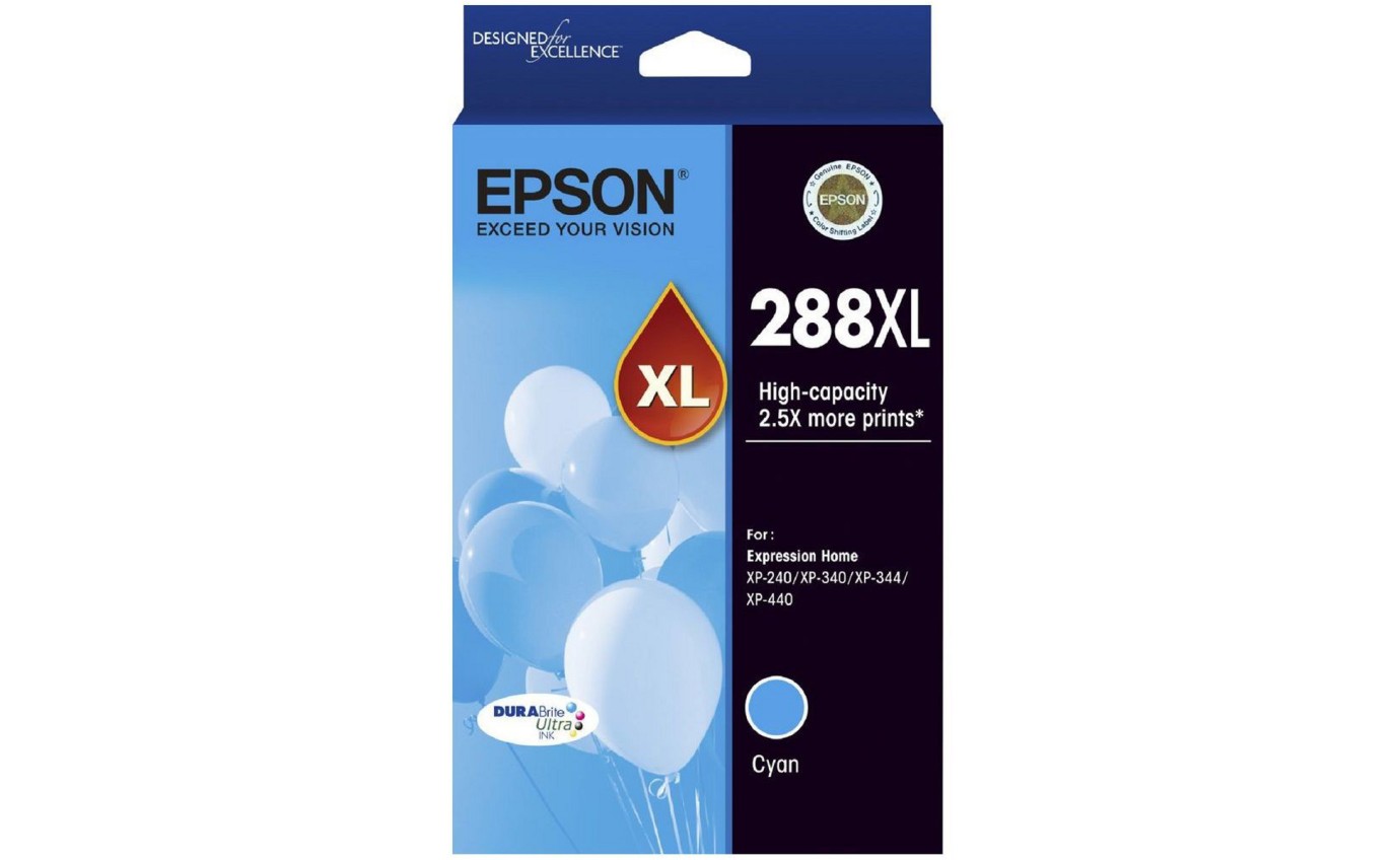 Epson 288XL DURABrite Ultra High Capacity Ink Cartridge (Cyan) T306292
