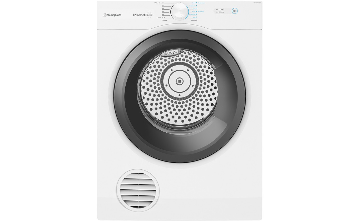 Westinghouse 6.5kg Vented Dryer WDV656N3WB
