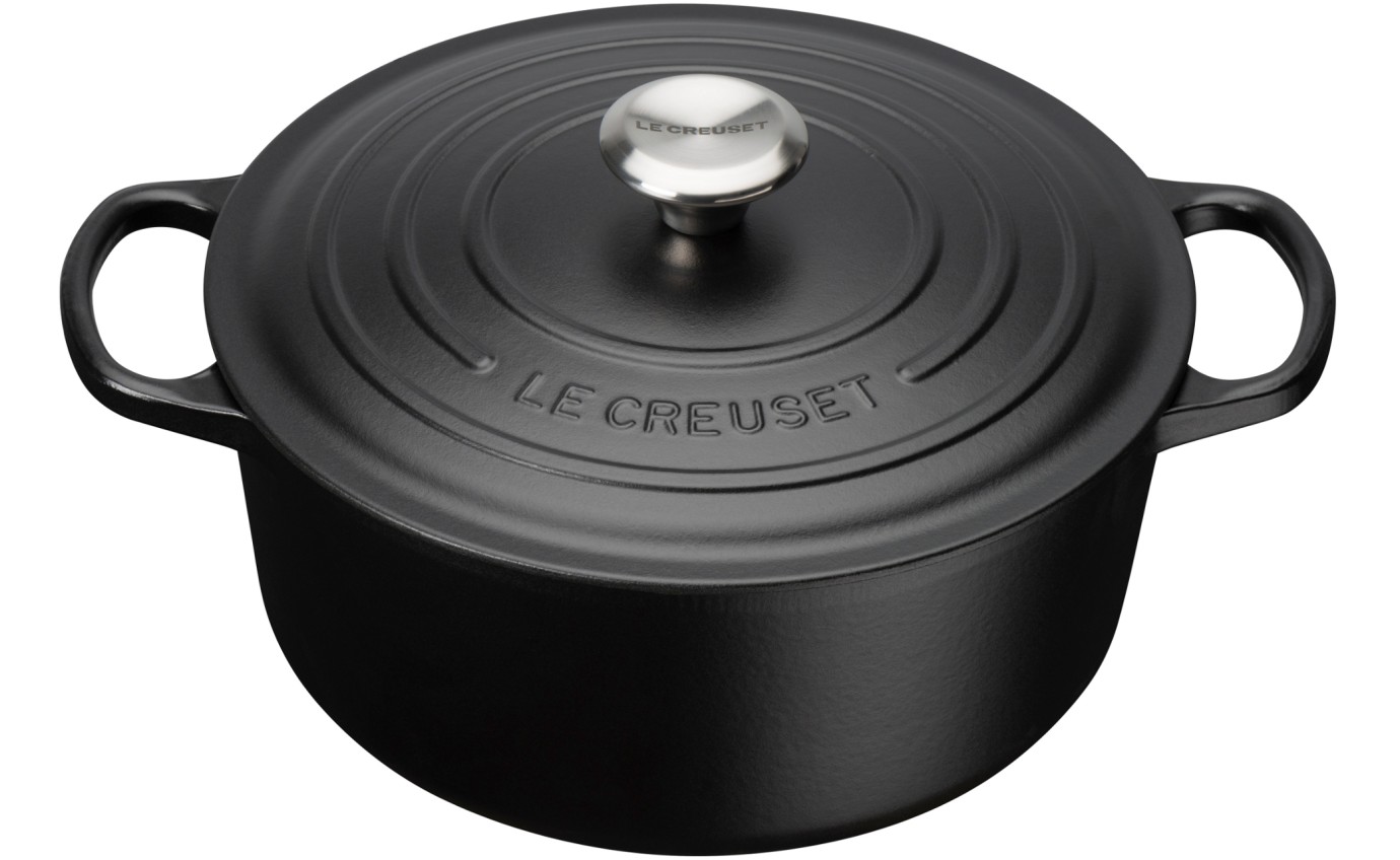 Le Creuset 26cm/5.3L Signature Casserole (Satin Black) 21177260002430