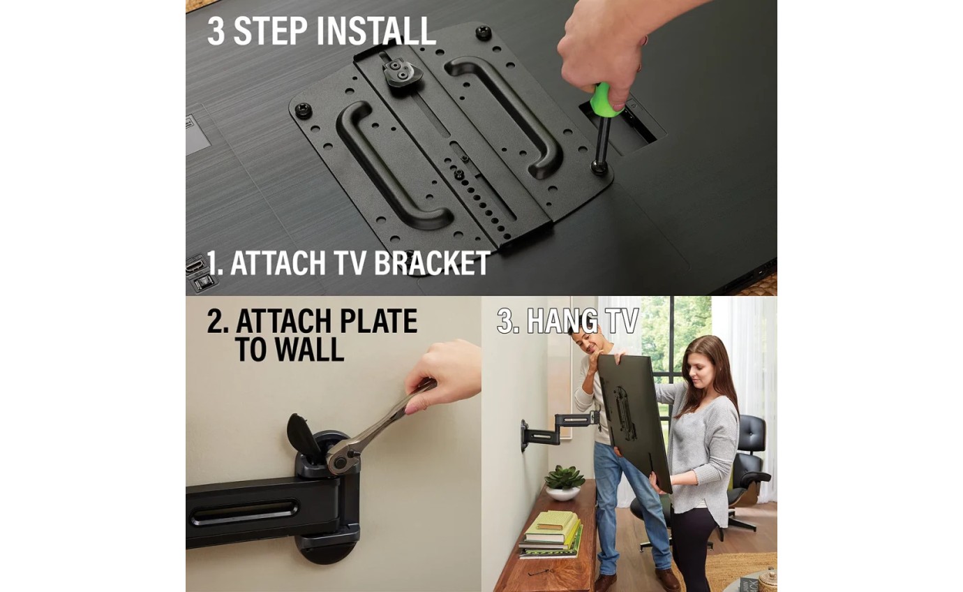 Sanus 19-43 inch Premium Full Motion TV Mount VSF917B2