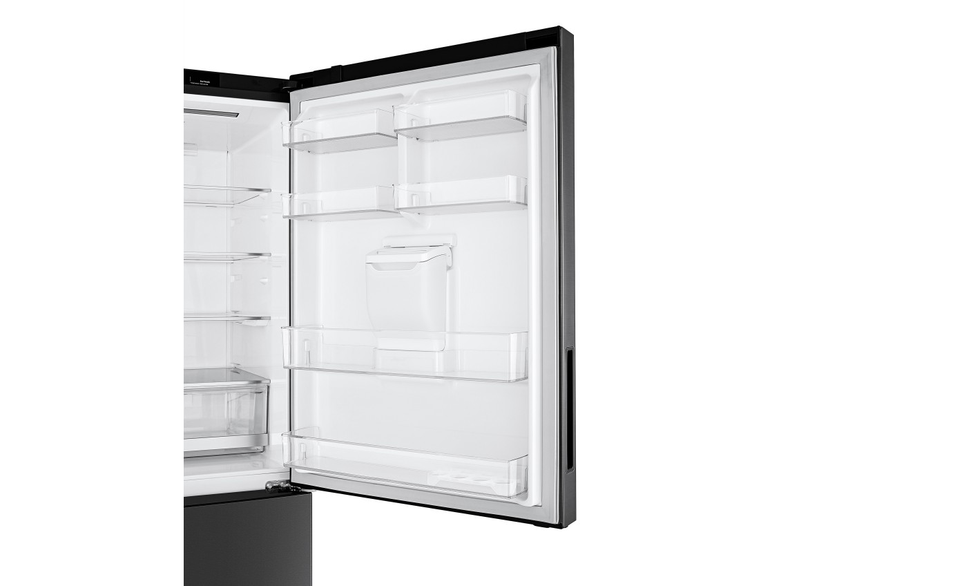 LG 420L Bottom Mount Fridge (Matte Black) GBW455MBL
