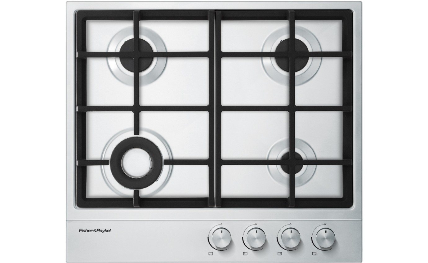 Fisher & Paykel 60cm Series 7 4 Burner Gas Cooktop, Natural Gas CG604DX1