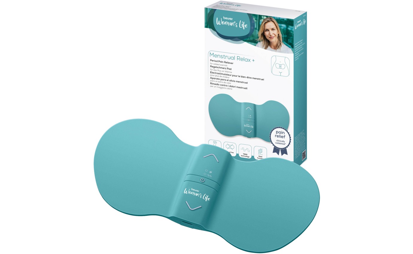 Beurer Menstrual Relax Plus 2-in-1 TENS & Heat Therapy Device EM55